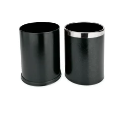 Papierkorb, Ø 22 cm, Höhe 31 cm, schwarz