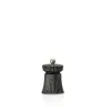 Pfeffermühle mit Carbonstahl Mahlwerk IRON CRUSH, Höhe 9,5 cm, schwarz/weiß, Gusseisen