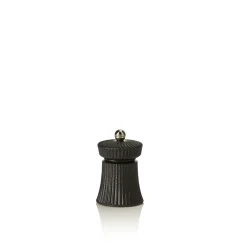 Pfeffermühle mit Carbonstahl Mahlwerk IRON CRUSH, Höhe 9,5 cm, schwarz, Gusseisen