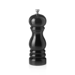 Pfeffermühle mit Keramikmahlwerk CLASSIC MILL, Höhe 15 cm, schwarz glänzend, Holz