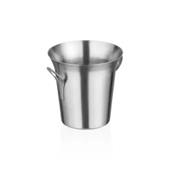 Piccolo Wein-/Sektkühler, Ø 13,5 cm, Höhe 13 cm, Chromnickelstahl
