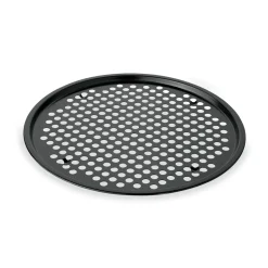 Pizzablech mit Antihaftbeschichtung, Ø 33 cm, Perforierung Ø 9 mm, Stahl
