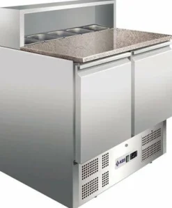 Pizzakühltisch/-Belegstation 900 PT, 901x700x1081 mm - GN 1/1