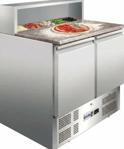 Pizzakühltisch/-Belegstation 900 PT, 901x700x1081 mm - GN 1/1