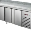 Pizzakühltisch Pizza PKT 3007 3 Türen und 7 Teigschubladen, Breite 2540mm