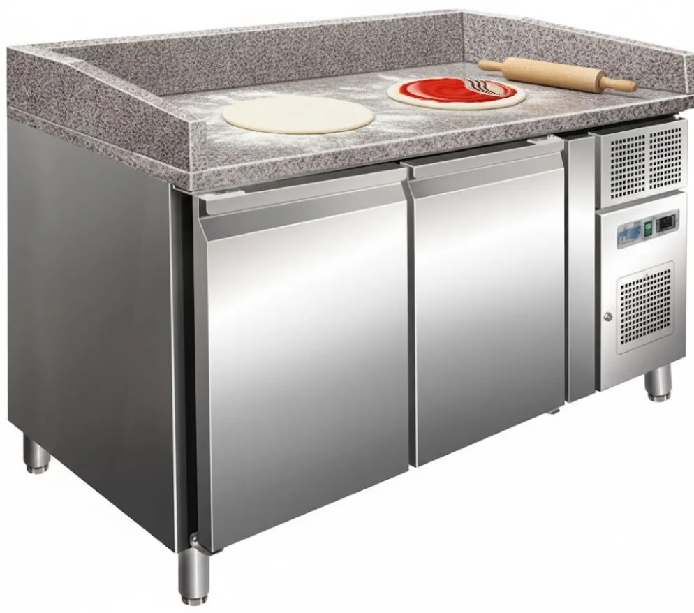 Pizzakühltisch 2600, 1510x800x1000 mm - EN 600x400