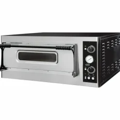 Pizzaofen 1 Kammer für 6 Pizzen Ø-32cm, 975x1214x413mm