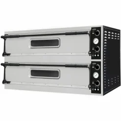 Pizzaofen 2 Kammer für 3+3 Pizzen Ø-35cm, 1305x600x745mm