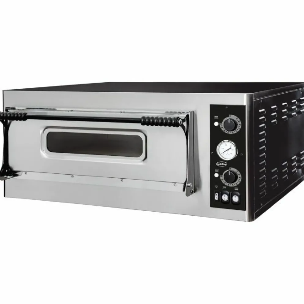 Pizzaofen 1 Kammer für 4 Pizzen Ø-32cm, 975x924x413mm