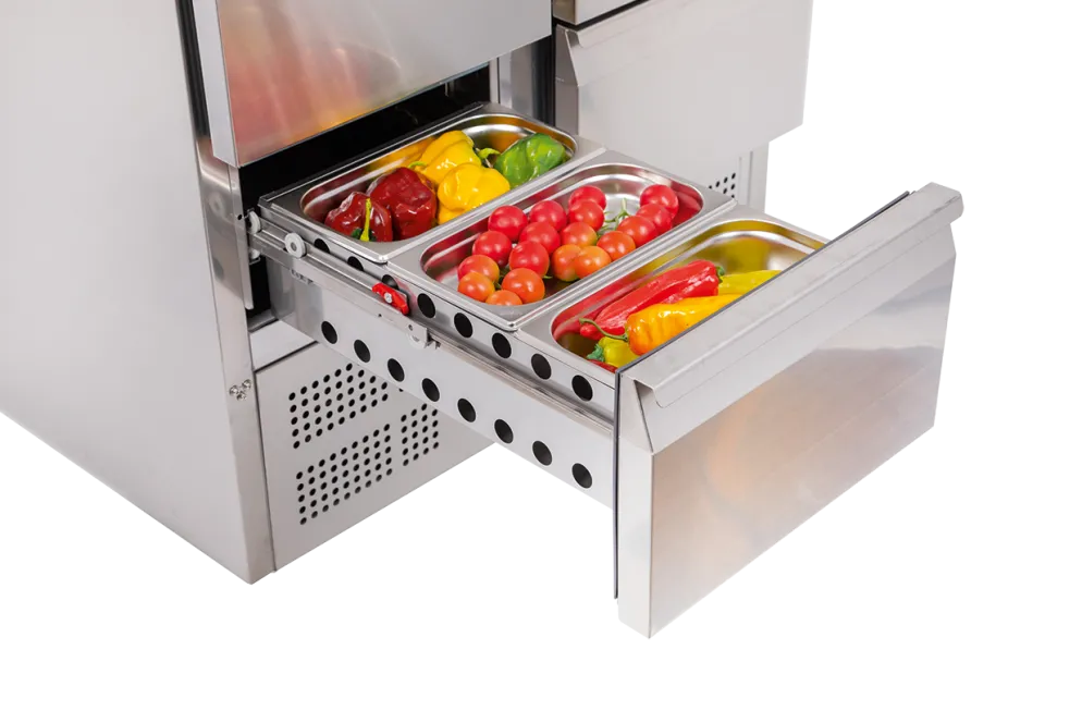 Pizzatisch Belegstation KBS 366, 6 Schubladen