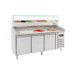 Pizzatisch Standard Line – 3 Türen, 580 Liter, Breite 2025mm