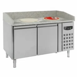 Pizzatisch Standard Line – 2 Türen, 380 Liter, Breite 1510mm