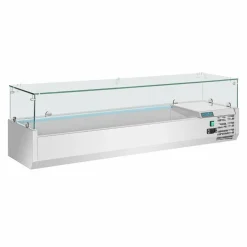 POLAR Aufsatzkühlvitrine für 5x GN1/3 und 1x GN1/2, 1500mm
