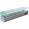 POLAR Aufsatzkühlvitrine 8 x GN1/4, 1800mm