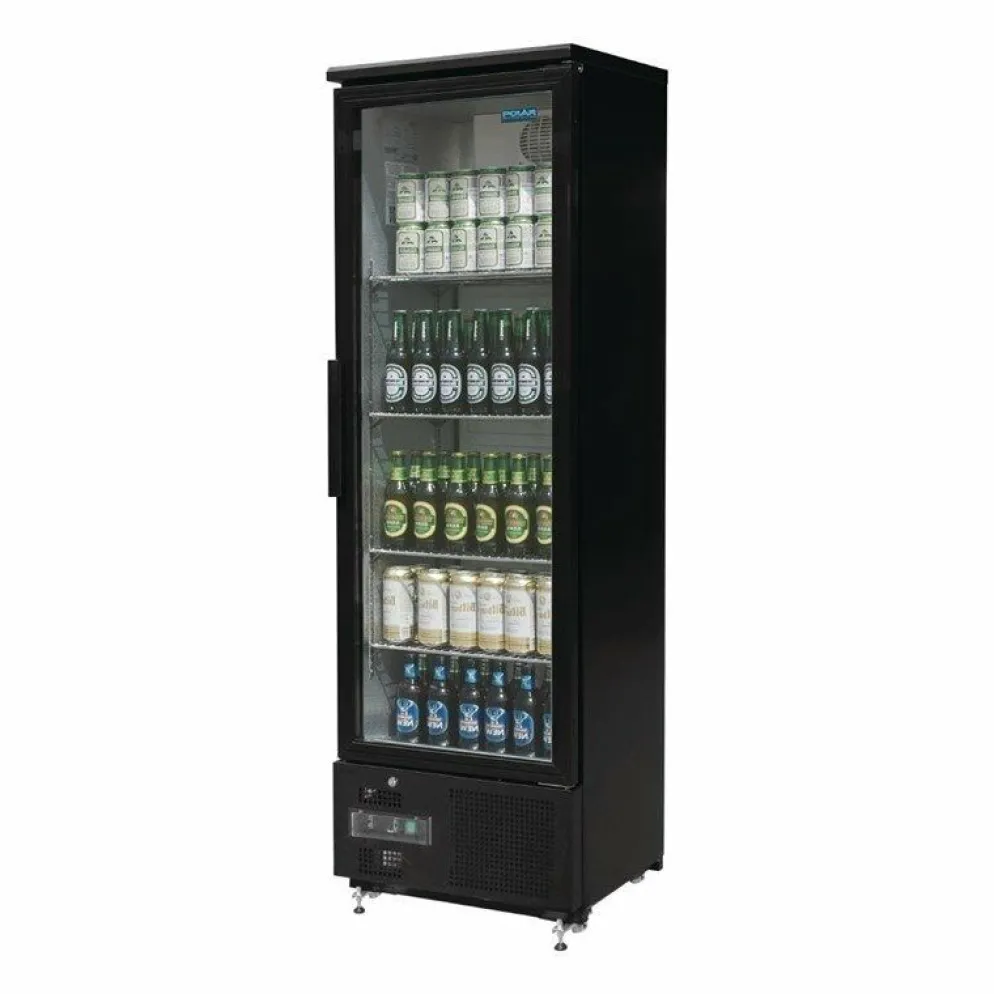 Polar Bar Glastürkühlschrank 1-türig, 60x51,4x187,2cm