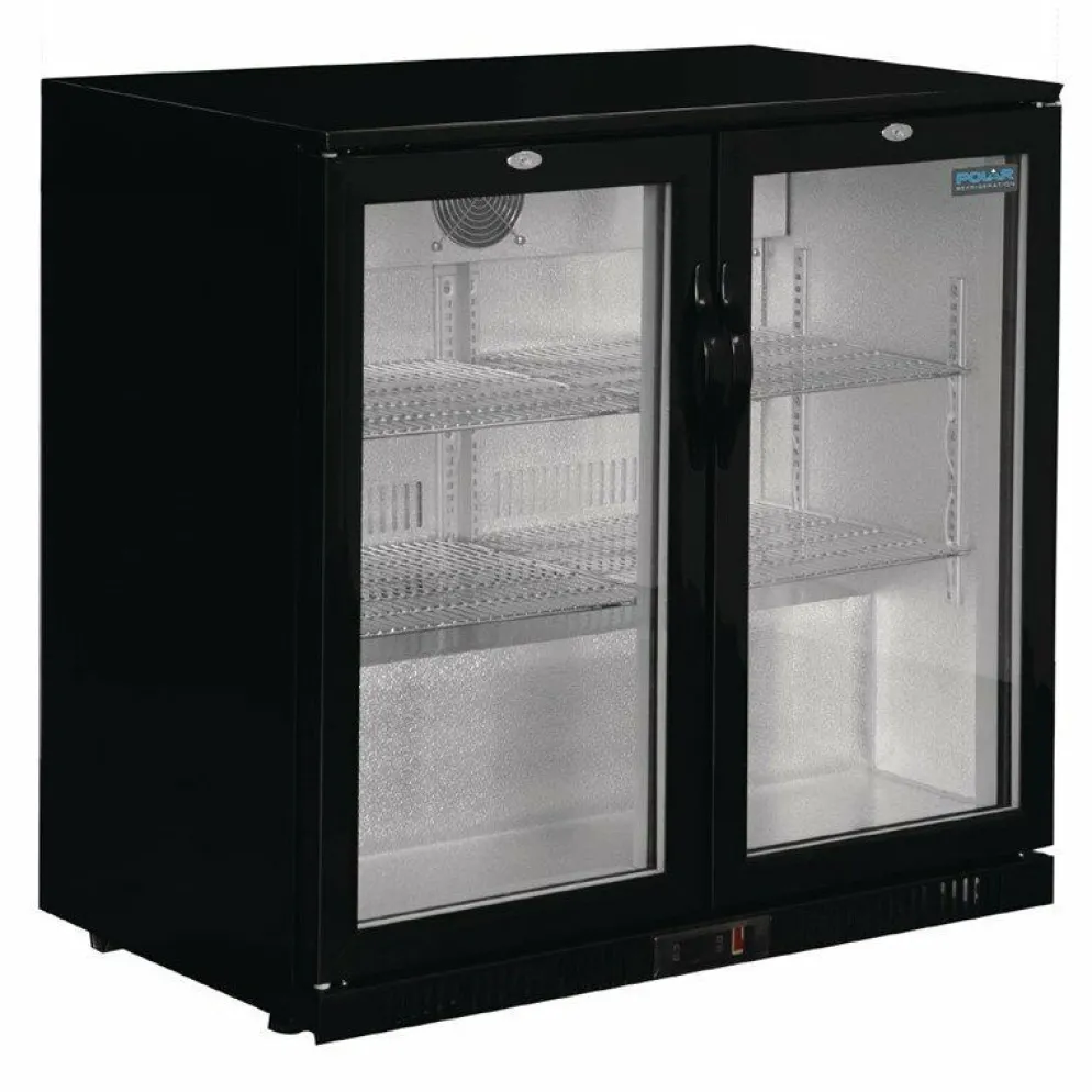 POLAR Barkühlschrank mit 2 Klapptüren 208L