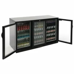 POLAR Barkühlschrank mit 3 Klapptüren 330L