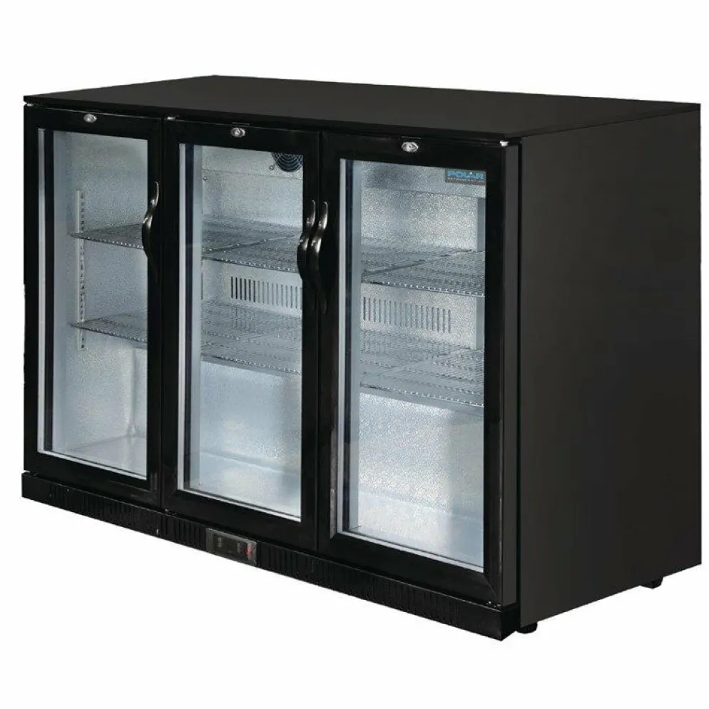 POLAR Barkühlschrank mit 3 Klapptüren 330L