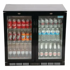 POLAR Barkühlschrank mit 2 Klapptüren 198L