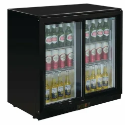 POLAR Barkühlschrank mit 2 Schiebetüren 208L