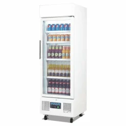 Polar Display Glastür Kühlschrank 336L, 62x57x198,2 cm