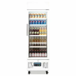 Polar Display Glastür Kühlschrank, 218L, 53x57,5x169,2cm