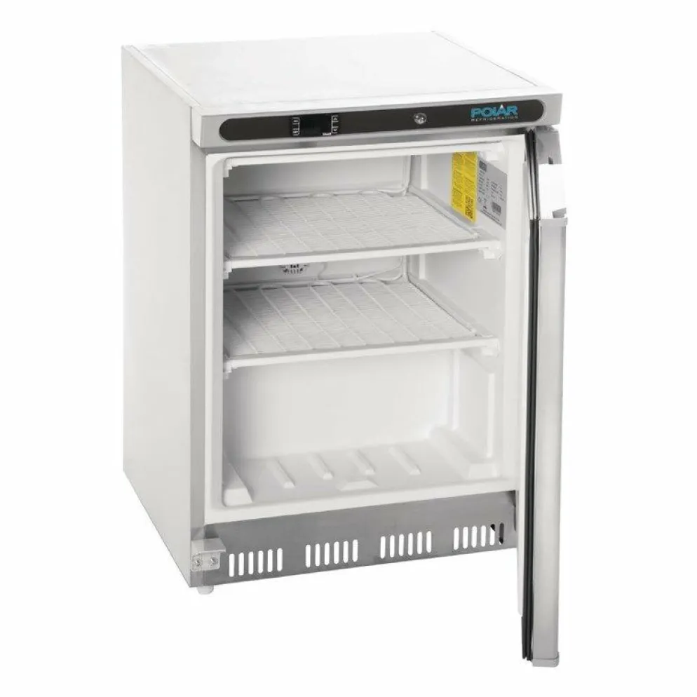 POLAR Edelstahl Gefrierschrank 140L, 600x600x850 mm