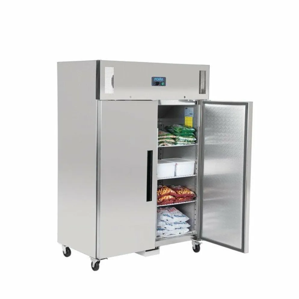 POLAR Gefrierschrank Edelstahl 1200L, 1345x815x2000 mm