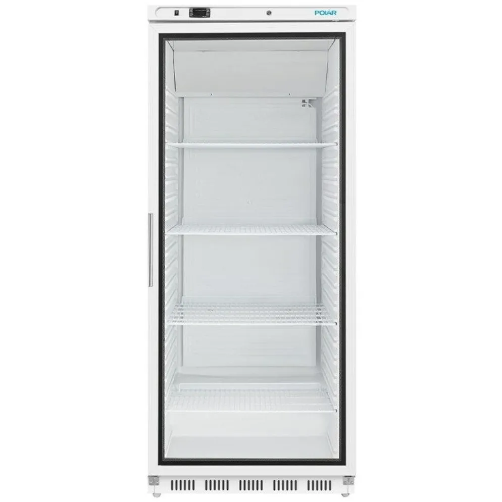 POLAR Glastür Display Flaschenkühlschrank, 600L