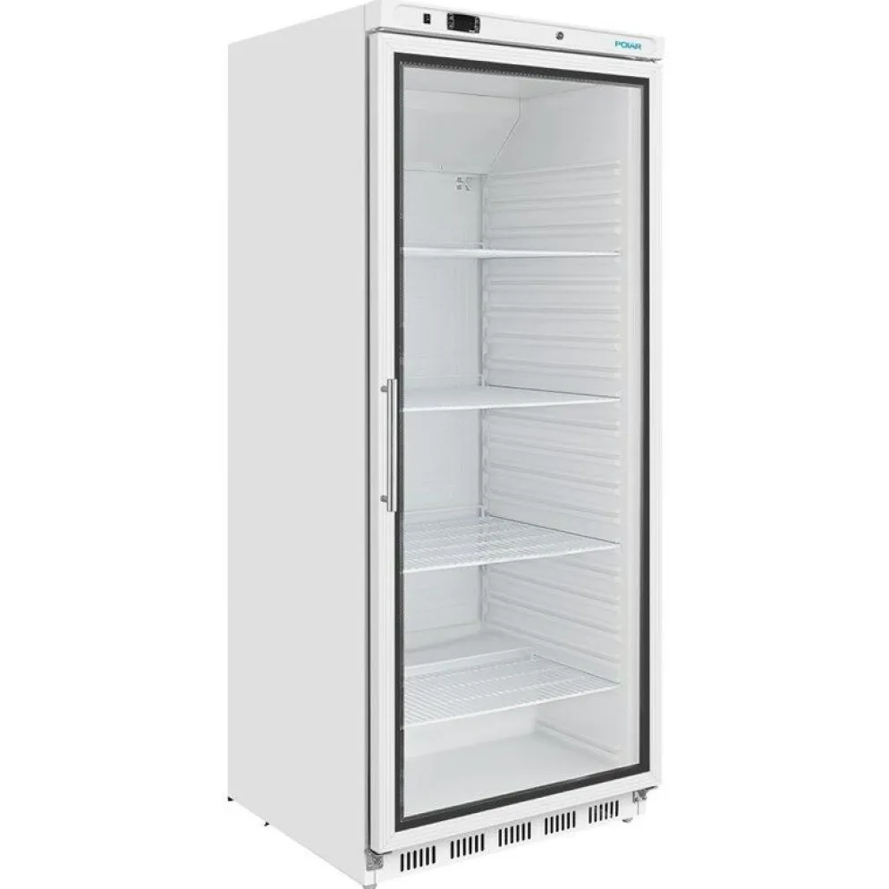 POLAR Glastür Display Flaschenkühlschrank, 600L
