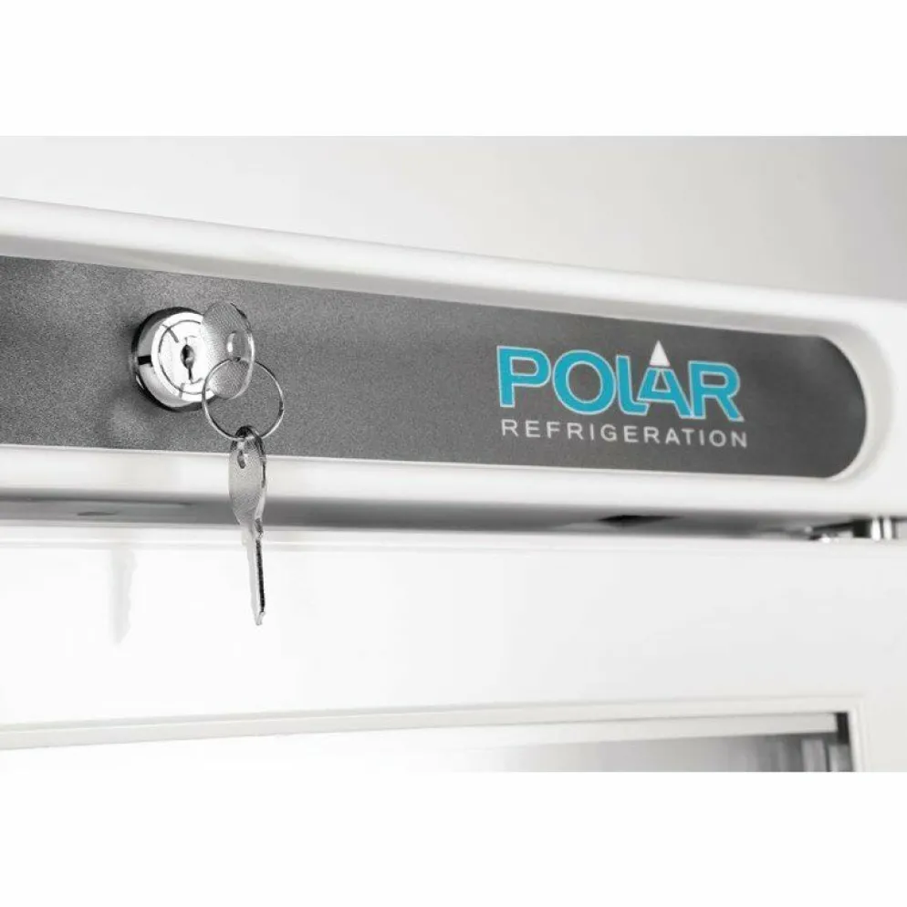 POLAR Glastür Gewerbetiefkühlschrank, 365L, 600x620x1855mm