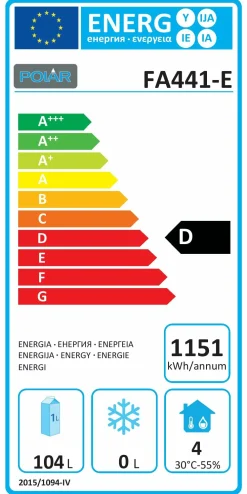 POLAR Kühltisch mit 9 Schubladen 368L, 1365x700x880mm