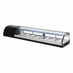 Polar Kühlvitrine für Sushi 180cm, 180x39x29cm