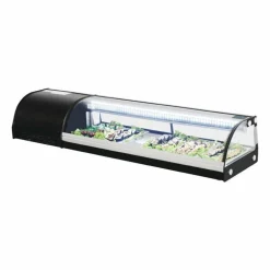 Polar Kühlvitrine für Sushi 150cm, 150x39x29cm