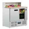POLAR Pizzakühltisch 2-türig 288L