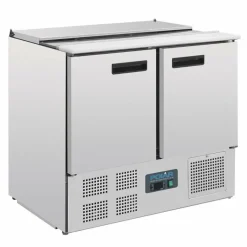 POLAR Saladette 240 Liter, 2-türig 900x700x885 mm