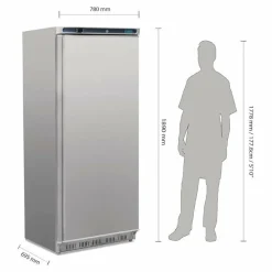 Polar Serie C Gefrierschrank Edelstahl 600 L