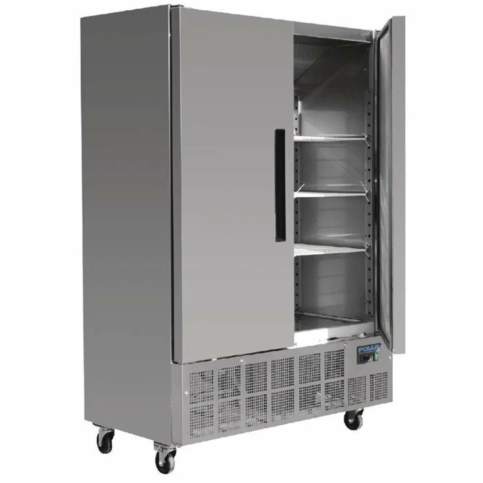 POLAR Slimline Gefrierschrank Edelstahl 960L