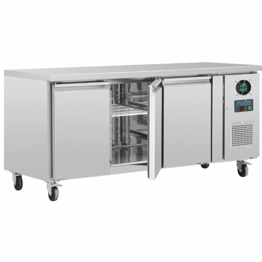 POLAR Tiefkühltisch 3-türig 417L