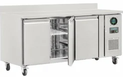 POLAR 3-türiger Edelstahlgefrierschrank 417Ltr, 1795x700x960 mm