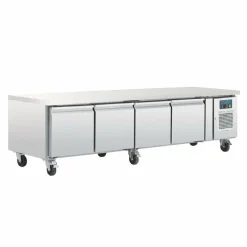 POLAR 4-türiger GN-Kühltisch 420L, 2230x700x650 mm