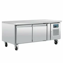 POLAR 2-türiger GN-Kühltisch 214L, 1360x700x650 mm - GN 1/1