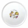 Porzellan Pizzateller mit "Koch" Motiv, 33cm, 6 Stück