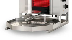 POTIS CE4 Ceran Elektro Gyrosgrill Dönergrill Kebabgrill 50 kg, Höhe 1120 mm