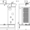 POTIS CE3 Ceran Elektro Gyrosgrill Dönergrill Kebabgrill 30 kg, Höhe 920 mm