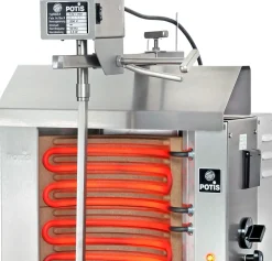 POTIS E1 Elektro Gyrosgrill Dönergrill Kebabgrill 15 kg, Höhe 795 mm