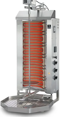 POTIS E3 Elektro Gyrosgrill Dönergrill Kebabgrill 50 kg, Höhe 1120 mm