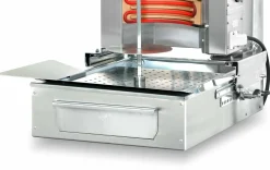 POTIS F E2 Elektro Gyrosgrill Dönergrill Kebabgrill 30 kg, Höhe 840 mm - Motor unten -
