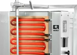POTIS F E2 Elektro Gyrosgrill Dönergrill Kebabgrill 30 kg, Höhe 840 mm - Motor unten -
