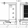 POTIS F GD3 Gyrosgrill Dönergrill Kebabgrill 40 kg, Motor unten, "PROPANGAS"